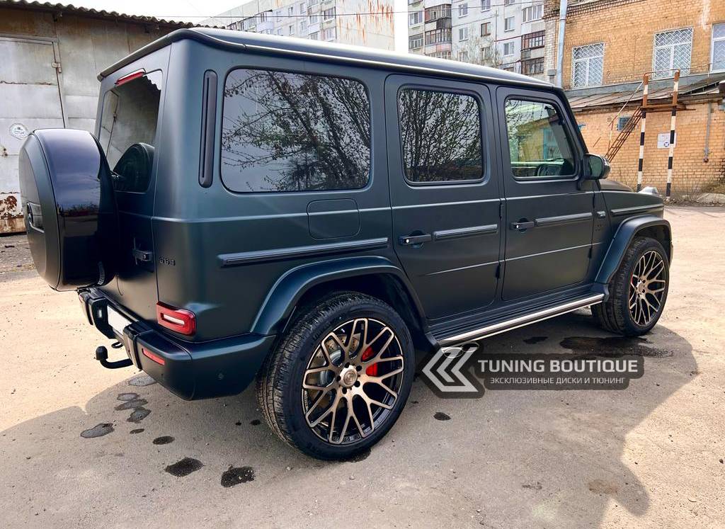 Mercedes G-Class W464 на 22" кованых дисках нашего производства	 фото 2